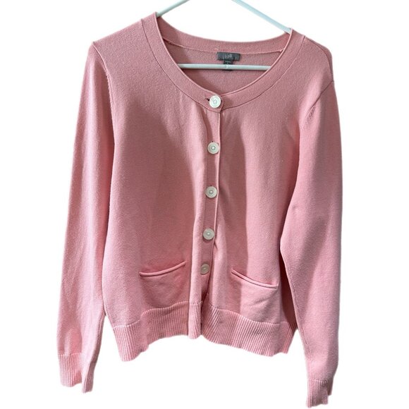 J.Jill Stretch Women’s Large Petite Pink Sweater and Matching Tank **READ** - Picture 4 of 8